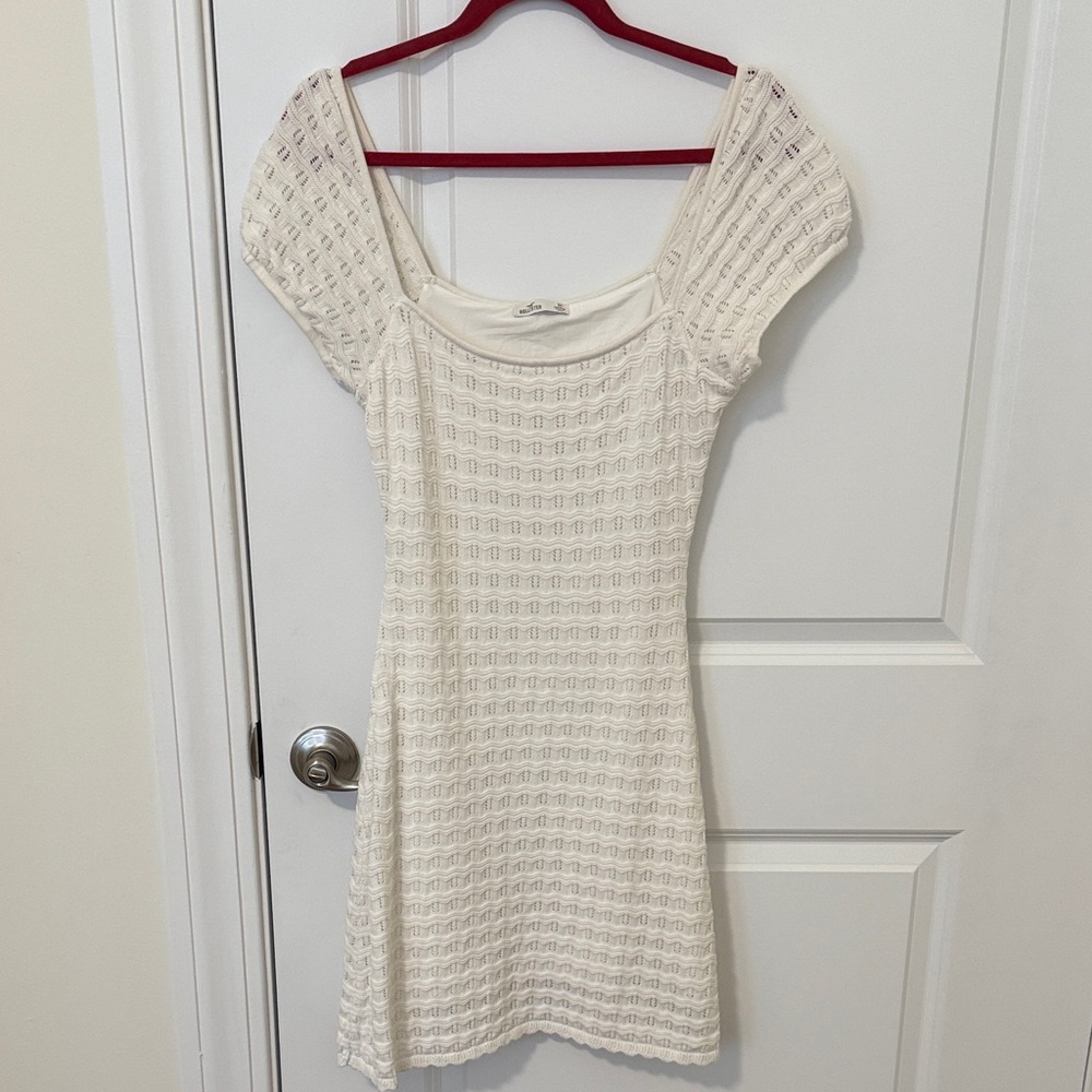 Hollister Cream Mini Dress